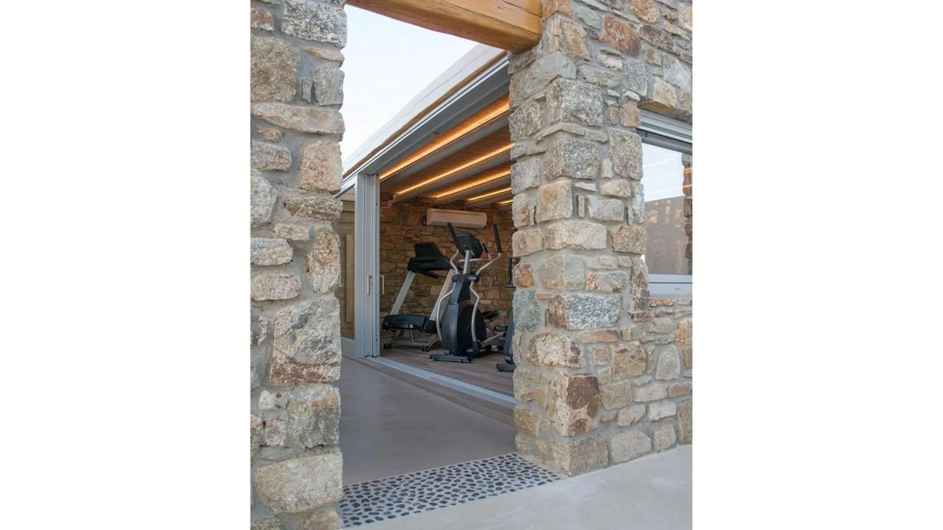 Elegant Mykonos Villa Villa White Satin Private Gym 4 Bedrooms Sea View 图罗斯