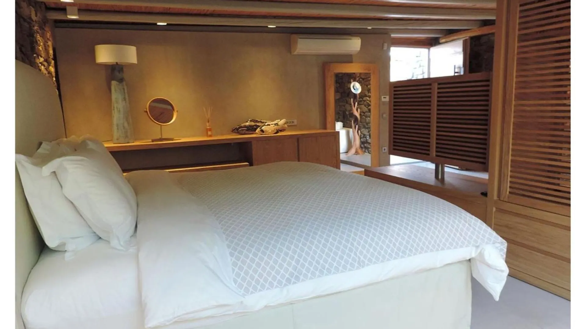 Elegant Mykonos Villa Villa White Satin Private Gym 4 Bedrooms Sea View 图罗斯 0*,