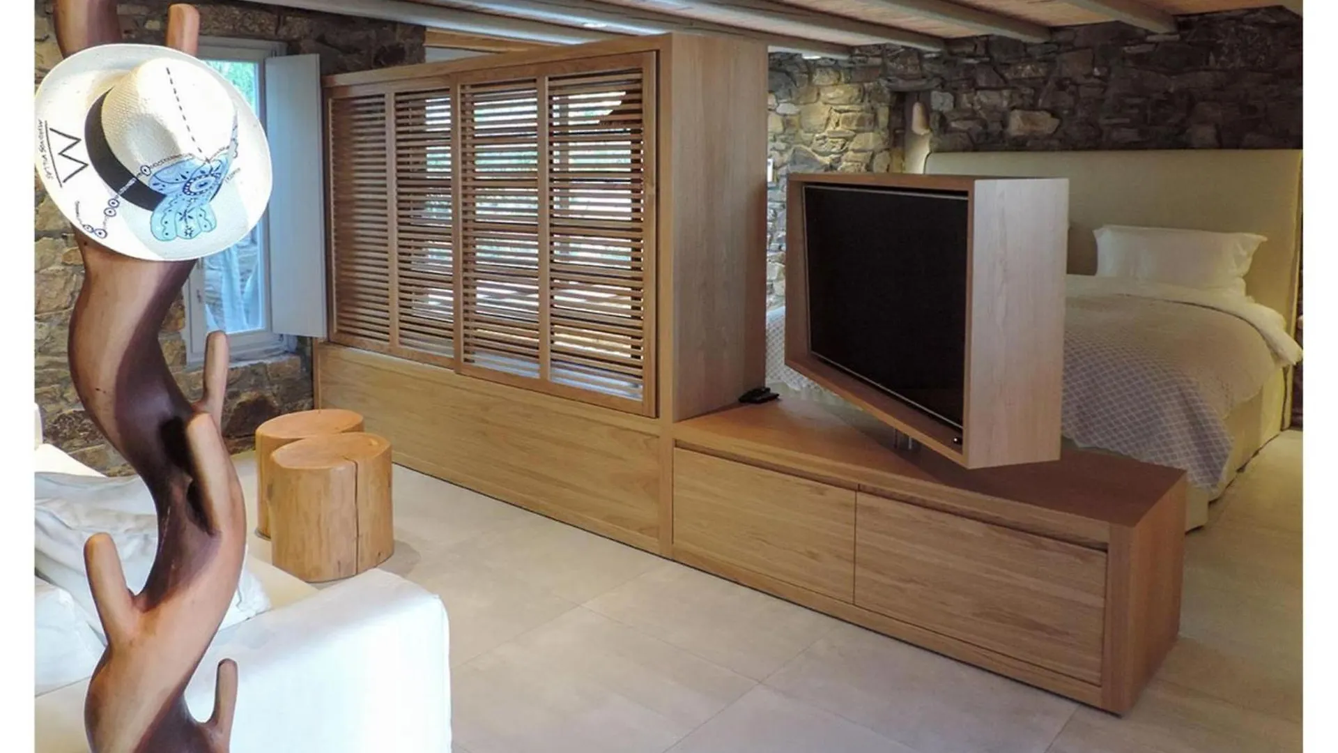 Elegant Mykonos Villa Villa White Satin Private Gym 4 Bedrooms Sea View Tourlos